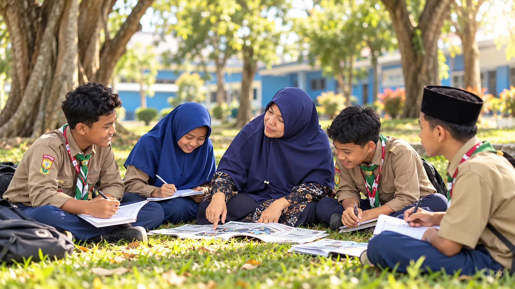 Sesi Konsultasi Orang Tua dan Guru SMP Four Talent